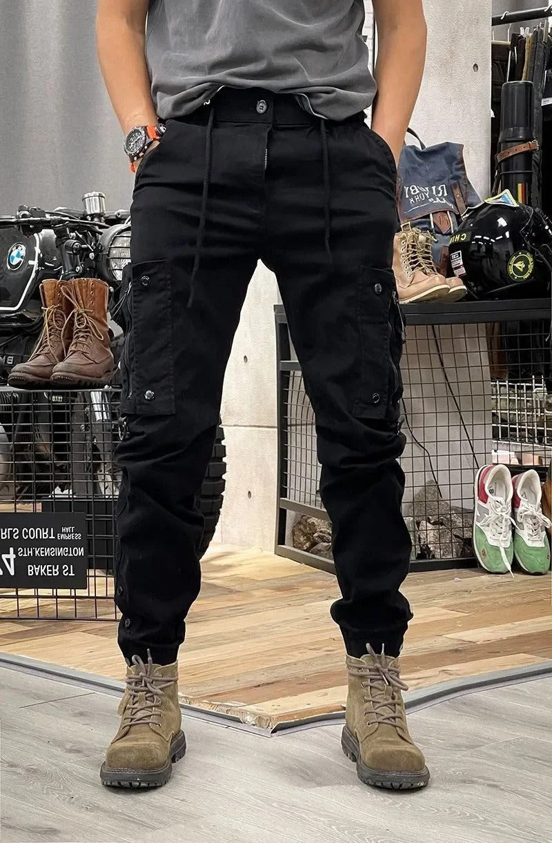 Pantalon Cargo Avec Taille Élastique Et Poches Multiples Pour Hommes | Idéal Pour Les Activités Quotidiennes