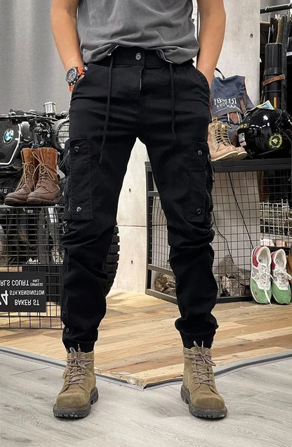 Pantalon Cargo Avec Taille Élastique Et Poches Multiples Pour Hommes | Idéal Pour Les Activités Quotidiennes