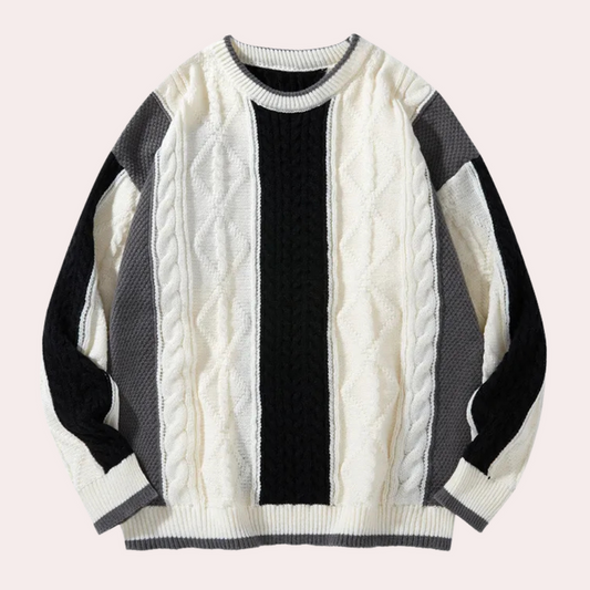 Pull Tricoté pour Homme | Idéal pour Jours Frais