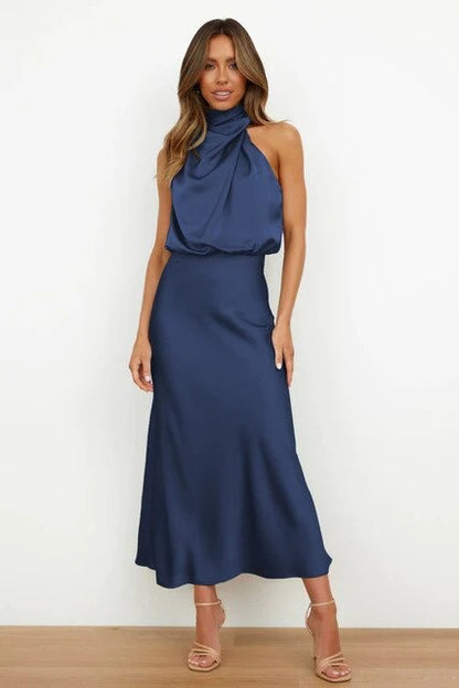 Robe Longue Chemise avec Col et Boutonnage pour Femme | Idéale pour le Travail et les Sorties d’Été