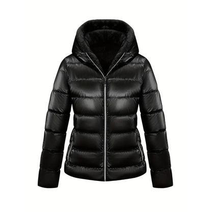 Veste d’Hiver Réversible avec Capuche pour Femmes | Idéale pour les Mois Froids