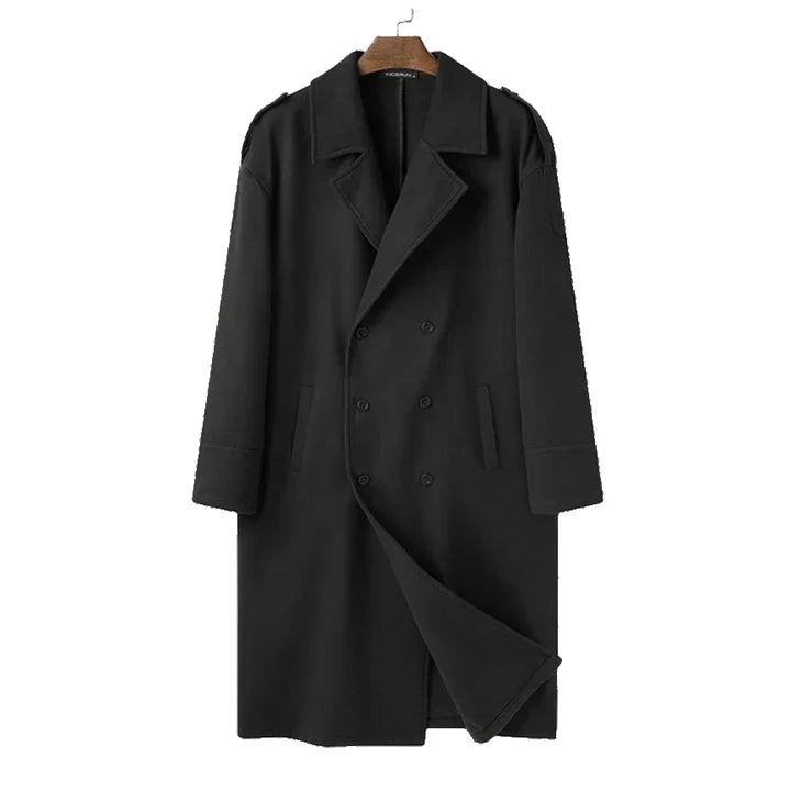 Manteau Long À Coupe Ample pour Hommes | Idéal pour La Mi-saison Et Les Journées Fraîches
