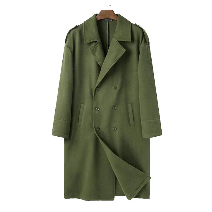 Manteau Long À Coupe Ample pour Hommes | Idéal pour La Mi-saison Et Les Journées Fraîches