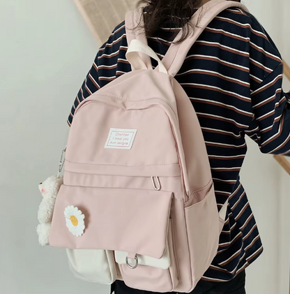 Sac À Dos avec Compartiment Spacieux Et Bretelles Réglables pour Adulte | Idéal pour L’École, L’Université Et L’Usage Quotidien