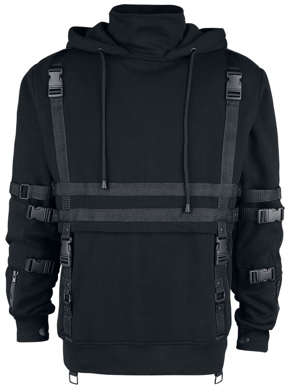 Sweat à Capuche avec Couleur Unie Sombre pour Homme | Idéal pour les Sorties Décontractées