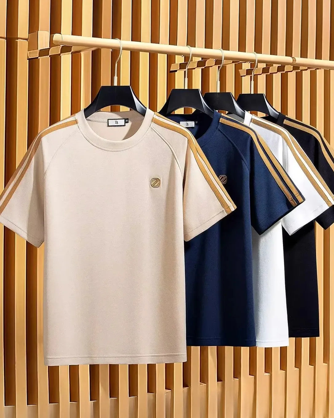 Ensemble Deux Pièces à Manches Courtes avec Finition Texturée pour Homme | Idéal pour les Activités Quotidiennes