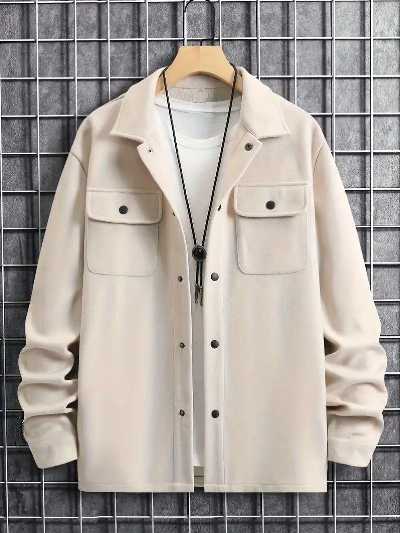 Veste D’Hiver avec Fermeture Zippée Et Poches Pratiques pour Homme | Idéal pour La Saison Froide