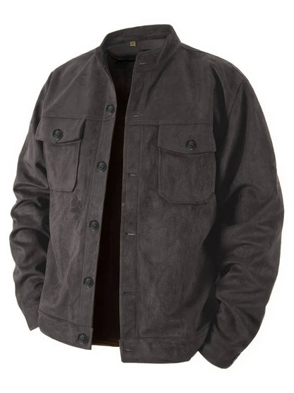 Veste Casual À Manches Longues Avec Poches Fonctionnelles Pour Homme | Idéale Pour Une Utilisation Quotidienne