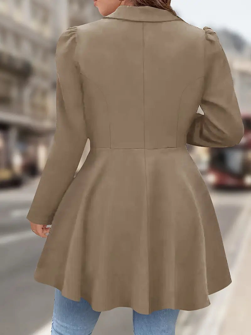 Blazer Monopetto Avec Fermeture À Un Bouton Pour Femme | Idéal Pour Le Bureau Et Les Sorties