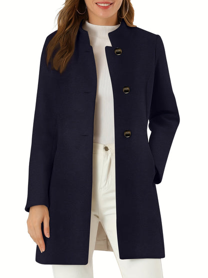 Blazer Tissé À Manches Longues Avec Coupe Ajustée Pour Femme | Idéal Pour Le Travail Et Les Sorties