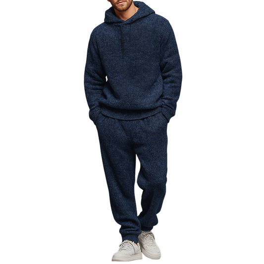 Ensemble Deux Pièces avec Hoodie en Maille et Pantalon pour Homme | Idéal pour Un Usage Quotidien