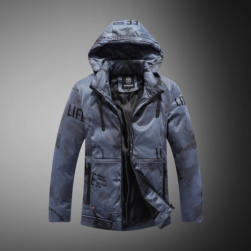 Veste D’Hiver pour Homme avec Capuche Et Multi-Poches | Idéale pour La Saison Froide