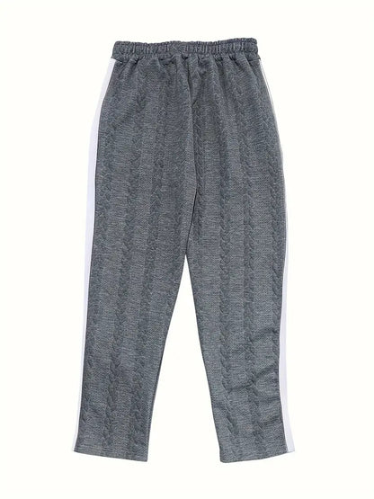 Pantalon Large avec Boutons Latéraux et Taille à Cordon pour Homme | Idéal pour un Usage Quotidien