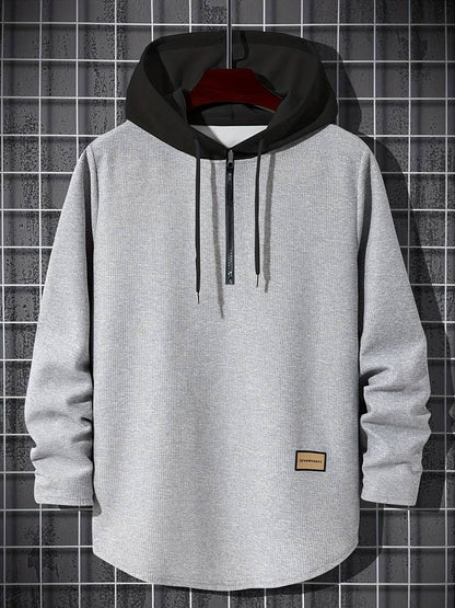 Hoodie à Capuche avec Design Color Block pour Hommes | Idéal pour les Activités de Loisirs