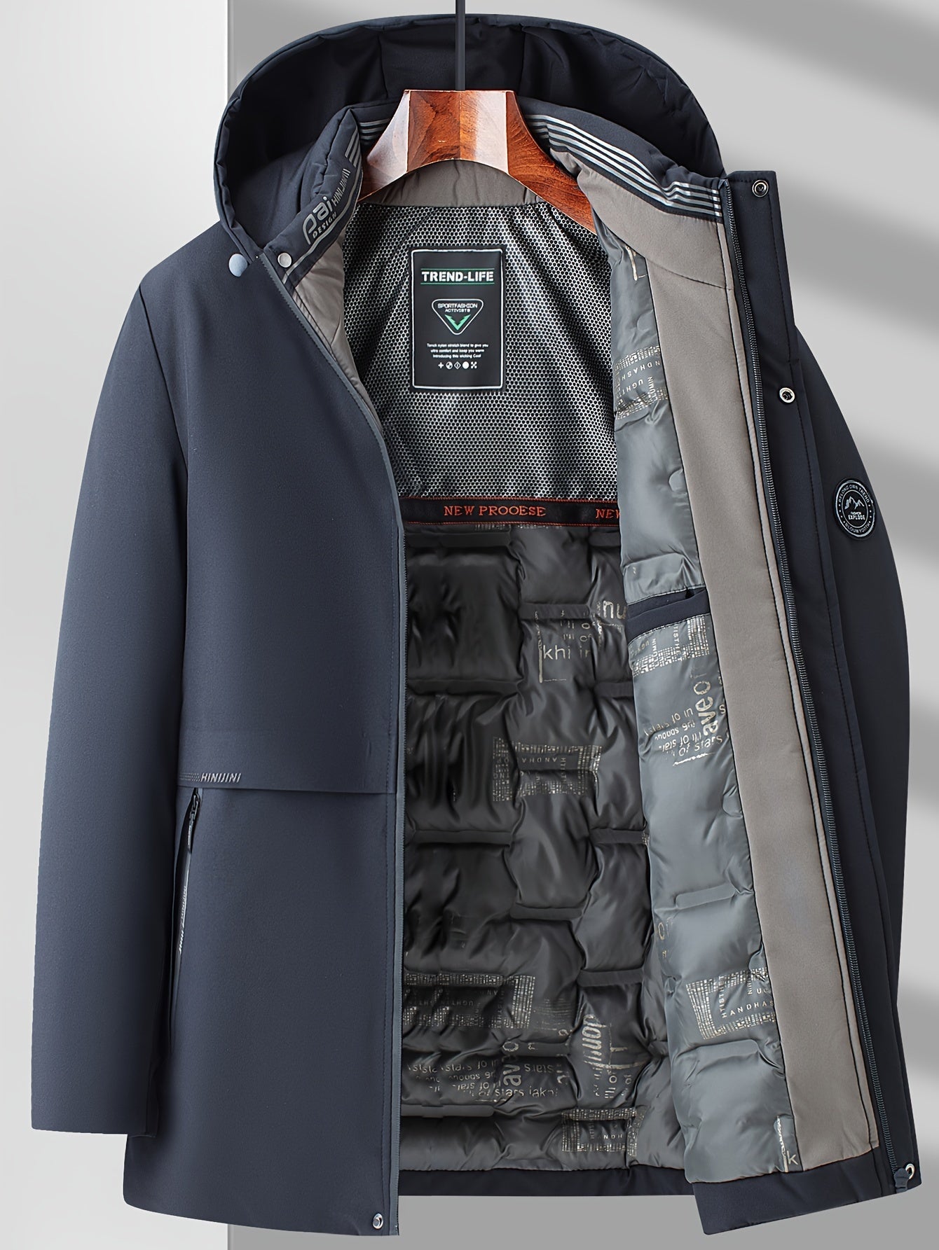 Veste Matelassée avec Coupe Régulière pour Homme | Idéale pour l’Hiver