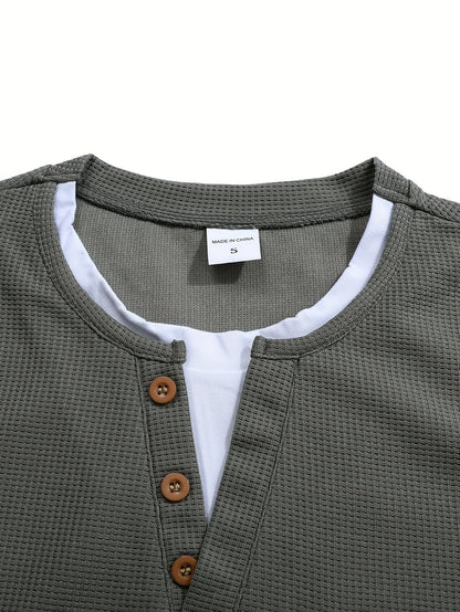 Polo À Manches Longues Avec Col À Boutons Et Poches Fonctionnelles Pour Homme | Idéal Pour Le Quotidien Et Les Occasions Décontractées