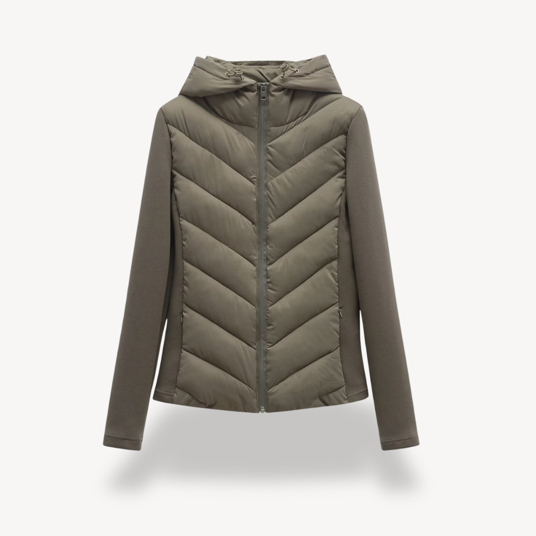 Veste matelassée à capuche pour femmes