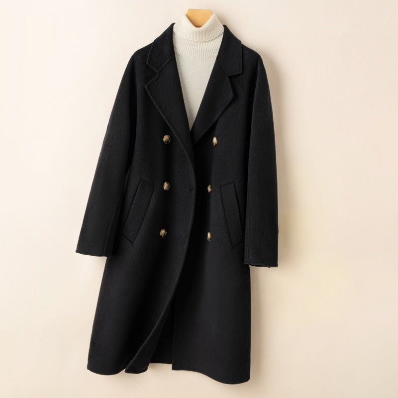 Manteau Long avec Col Classique pour Homme | Idéal pour La Saison Froide
