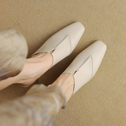 Mules à talons avec bout carré pour femmes | Idéal pour l’été