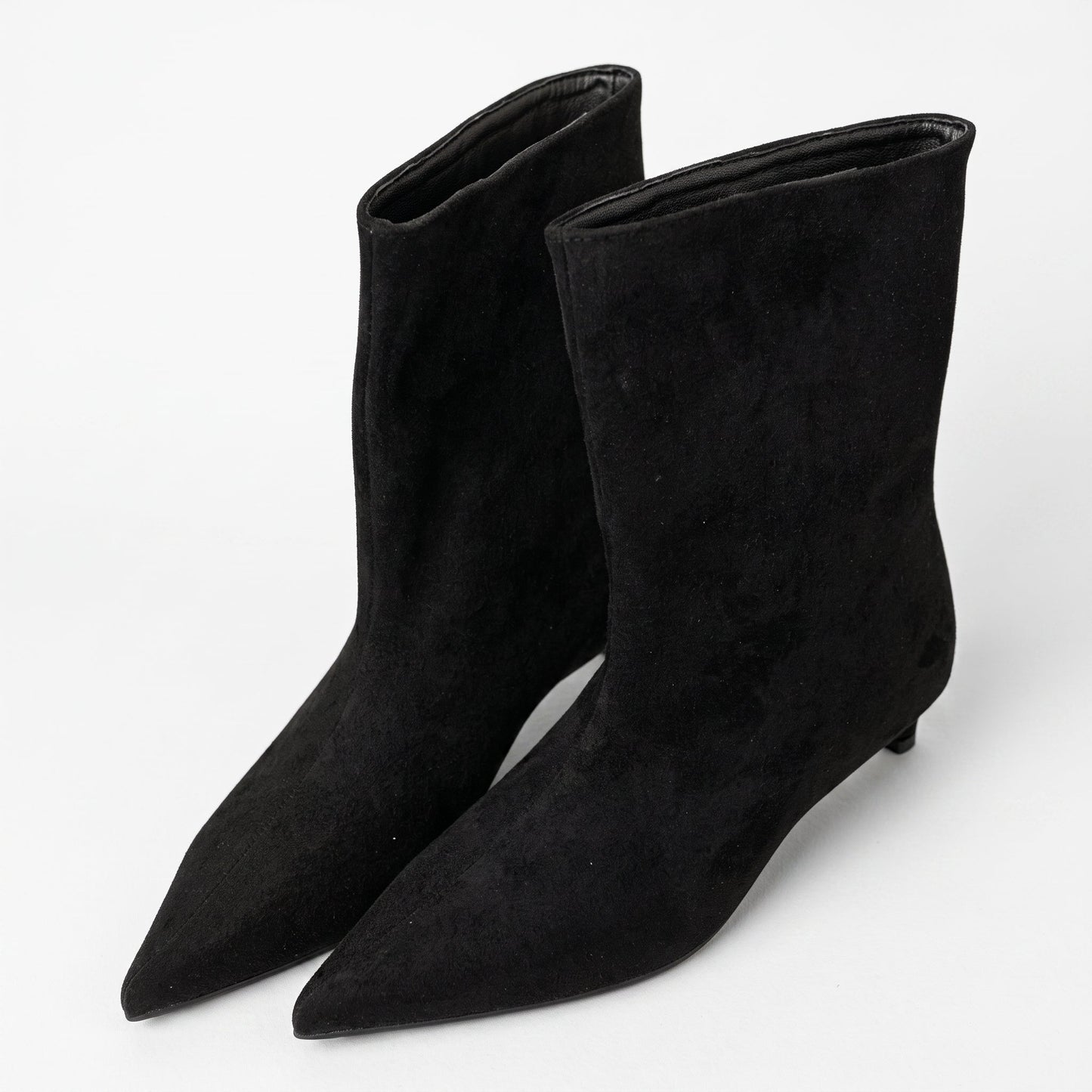 Bottines à bout pointu avec talon kitten pour femme | Idéal pour l’automne