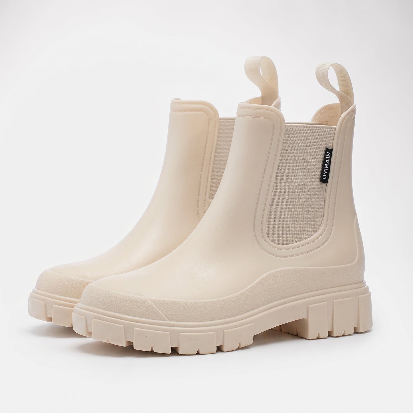 Bottines Chelsea sans lacets à semelle crantée pour femme | Idéal pour l’automne et le quotidien