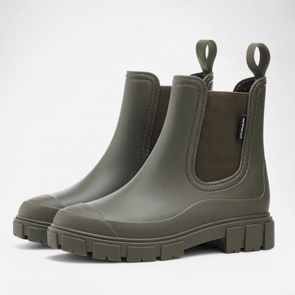 Bottines Chelsea sans lacets à semelle crantée pour femme | Idéal pour l’automne et le quotidien