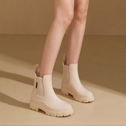 Bottines Chelsea sans lacets à semelle crantée pour femme | Idéal pour l’automne et le quotidien