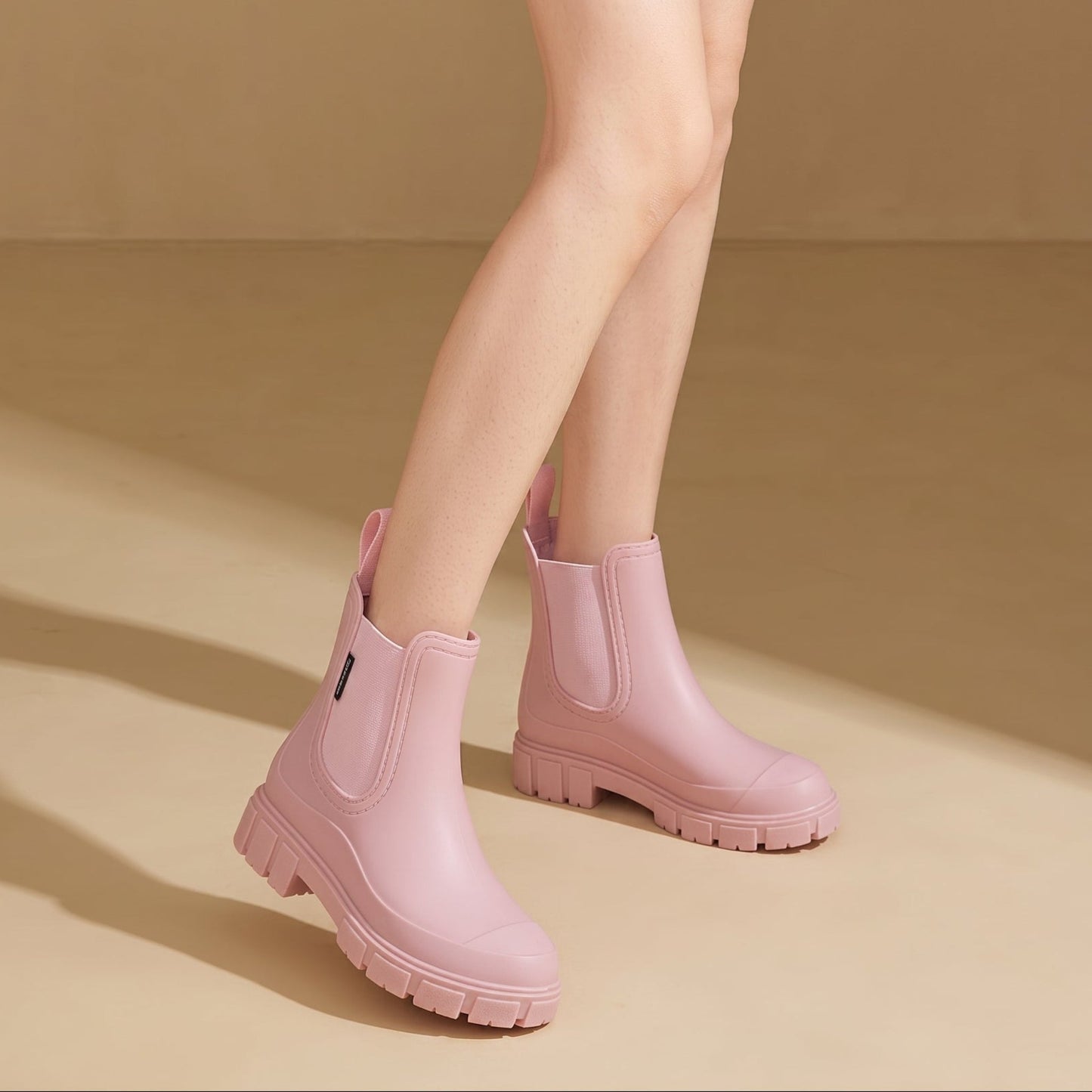 Bottines Chelsea sans lacets à semelle crantée pour femme | Idéal pour l’automne et le quotidien