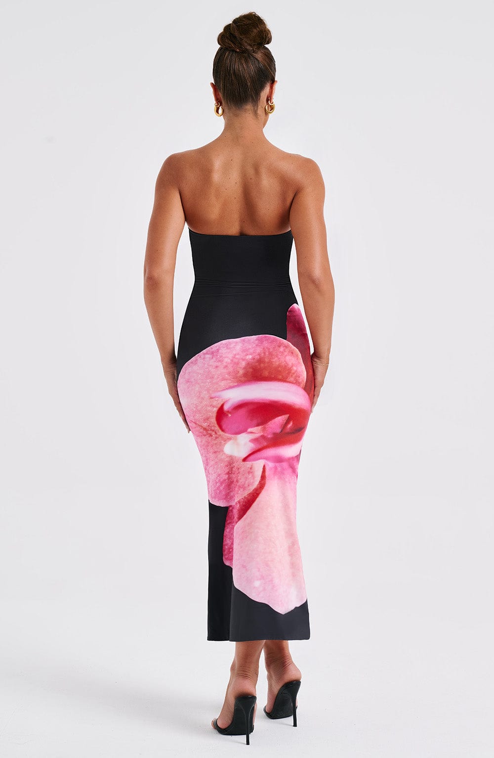 Robe Longue Bustier À Imprimé Floral Pour Femmes | Idéale Pour Soirées Et Événements