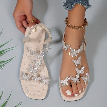 Sandale Plate À Enfilage Facile Pour Femmes | Idéale Pour Un Usage Quotidien