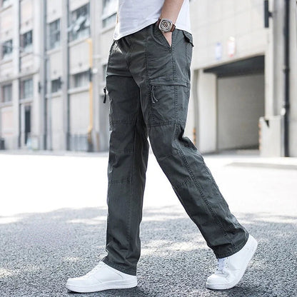 Pantalon Droit Avec Poches Fonctionnelles Pour Homme | Idéal Pour Le Quotidien Et Les Activités Décontractées
