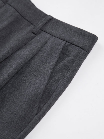 Pantalon Droit Uni Avec Coupe Régulière Pour Femmes | Idéal Pour Occasions Et Usage Quotidien