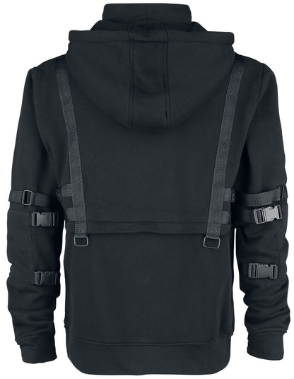 Sweat à Capuche avec Couleur Unie Sombre pour Homme | Idéal pour les Sorties Décontractées