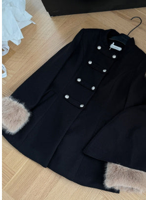 Manteau Long avec Col Amovible pour Femme | Idéal pour l’Hiver