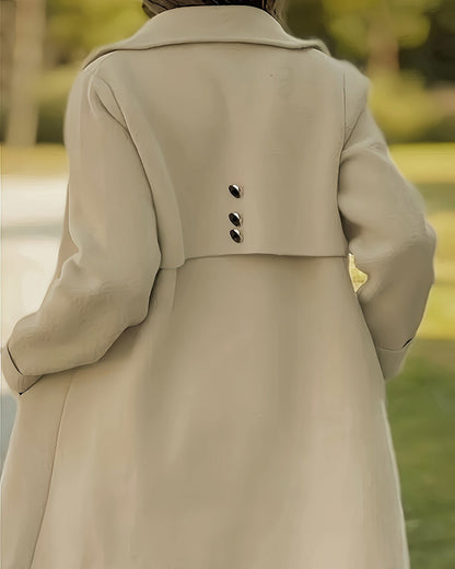 Manteau Mi-Long à Coupe Moderne pour Femmes | Idéal pour les Tenues Professionnelles et Quotidiennes