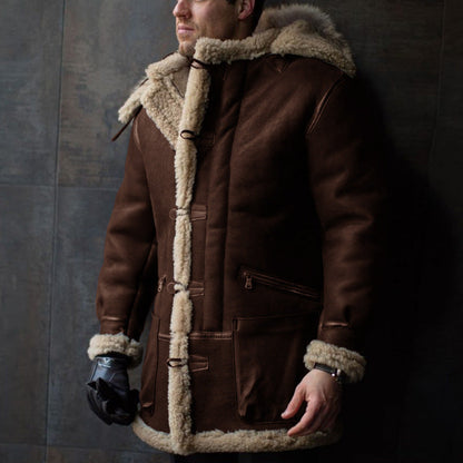 Parka Longue Homme | Capuche & Col Montant | Doublure Épaisse | Idéale Hiver
