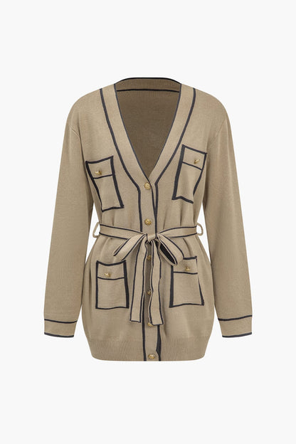 Ensemble Deux Pièces avec Cardigan Long et Pantalon Large pour Femme | Idéal pour le Quotidien et le Bureau