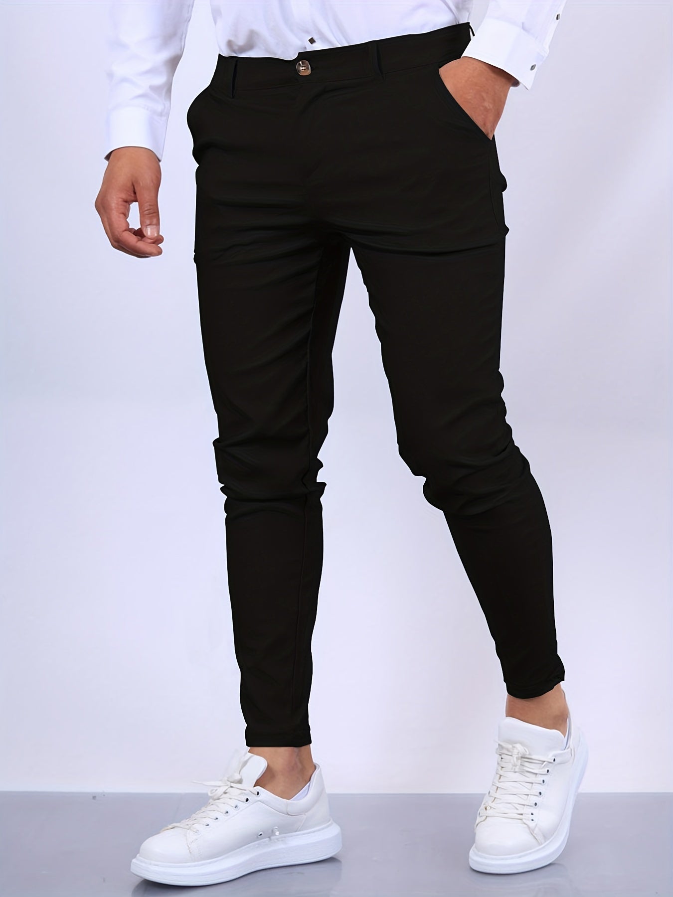 Pantalon Arne avec Coupe Slim pour Homme | Idéal pour le Bureau et les Occasions Formelles
