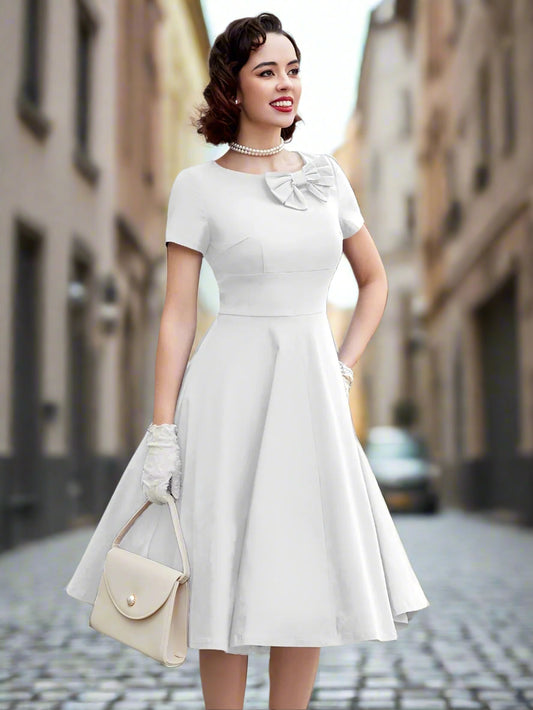 Robe Midi avec Coupe Vintage pour Femme | Idéale pour l'Été