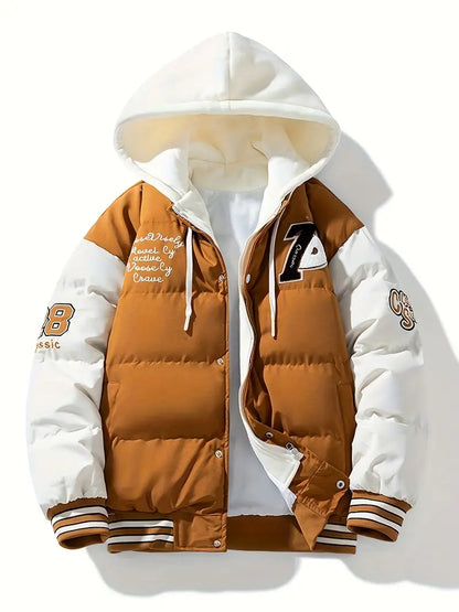 Veste D’Hiver avec Capuche Et Fermeture Zippée pour Homme | Idéal pour La Saison Froide
