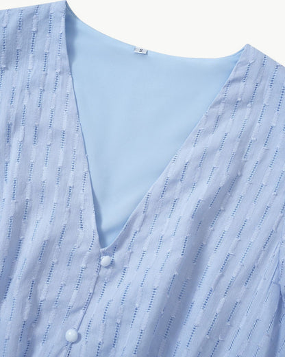 Robe Midi Avec Manches À Volants Pour Femme | Idéal Pour Usage Quotidien Et Occasions