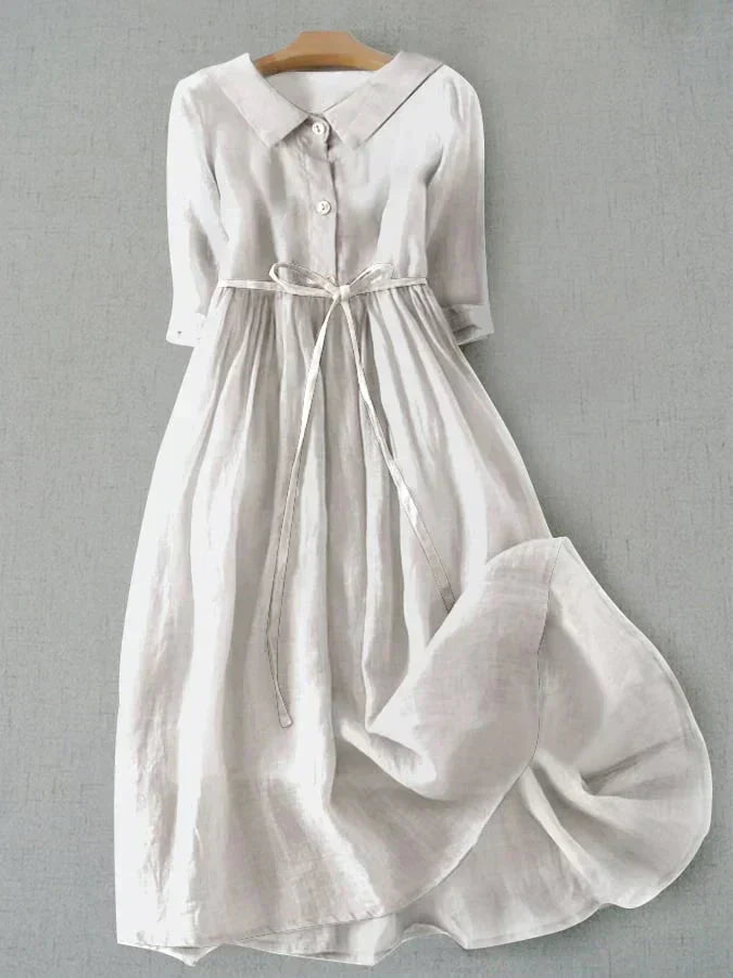 Robe Midi à Coupe Minimaliste pour Femme | Idéale pour Usage Quotidien et Occasions Décontractées