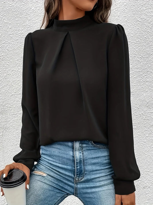 Blouse à coupe classique pour femme | Idéale pour le bureau et les sorties en soirée