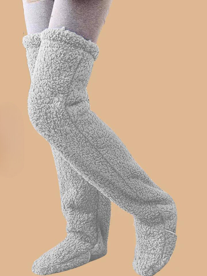 Chaussettes Cora Snuggs avec Coupe Montante pour Femme | Idéal pour la Détente à Domicile