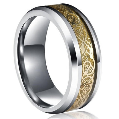 Bague à motif celtique pour hommes
