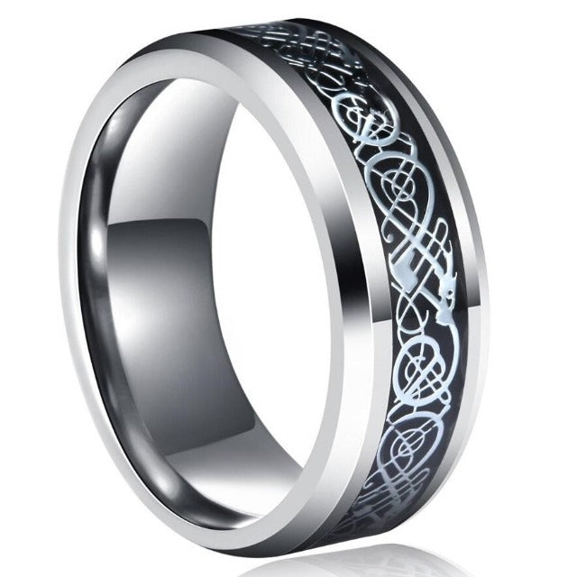 Bague à motif celtique pour hommes