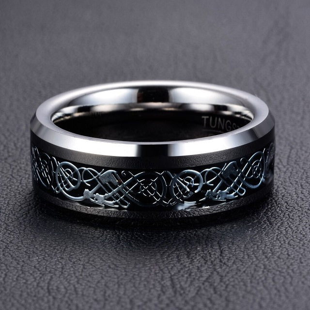 Bague à motif celtique pour hommes