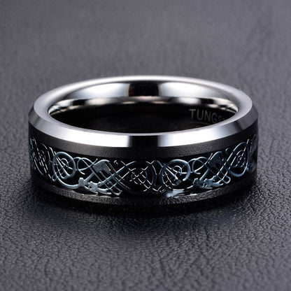 Bague à motif celtique pour hommes