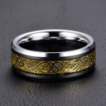 Bague à motif celtique pour hommes