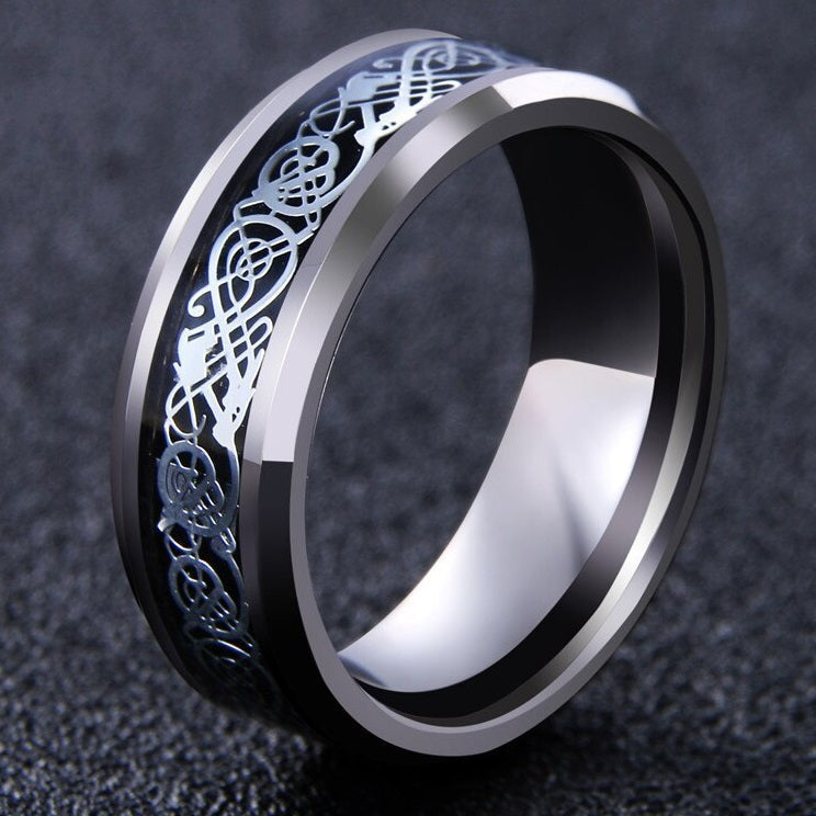 Bague à motif celtique pour hommes